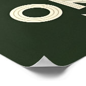 Omaha Nebraska Skyline unter einer großen Überführ Poster (Ecke)