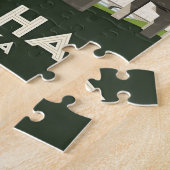 Omaha Nebraska Skyline unter einer großen Überführ Puzzle (Seite)