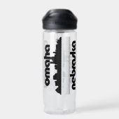 Omaha Nebraska Trinkflasche (Rückseite)