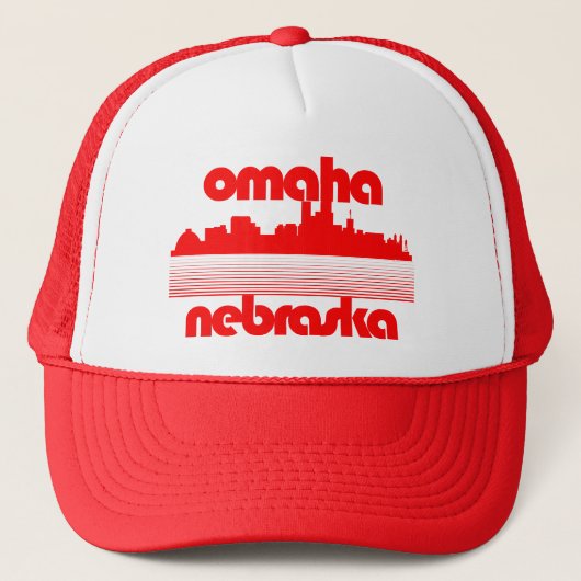 Omaha Nebraska Truckerkappe (Vorderseite)