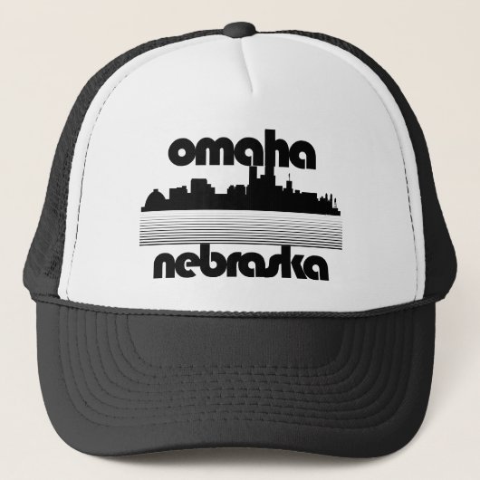 Omaha Nebraska Truckerkappe (Vorderseite)