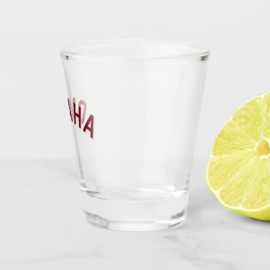 Omaha, Nebraska Vintag Arch Schnapsglas (Rechts)