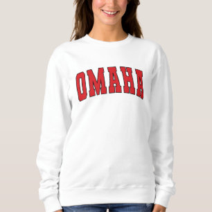 Omaha Nebraska Vintag Uni Style Sweatshirt