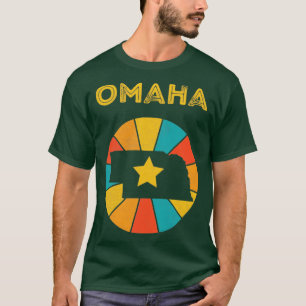 Omaha Nebraska Vintages zerrüttetes Souvenir T-Shirt