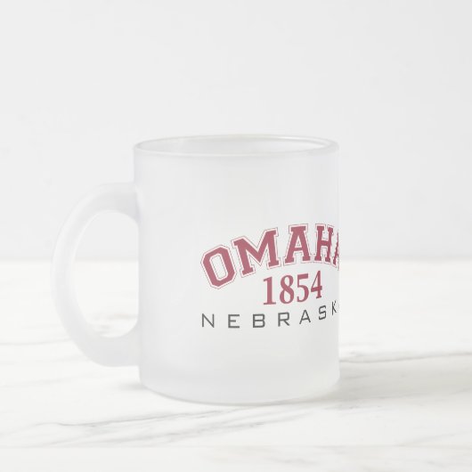 OMAHA, NOTIZ: - 1854 MATTGLASTASSE (Links)
