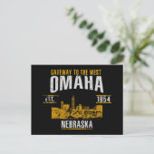 Omaha Postkarte (Stehend Vorderseite)