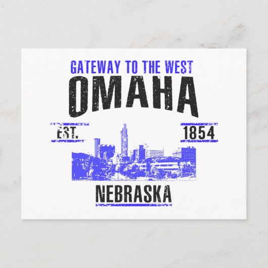 Omaha Postkarte (Vorderseite)