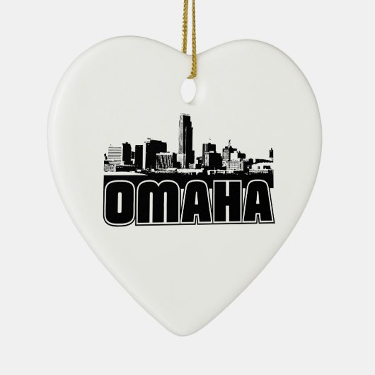 Omaha-Skyline Keramikornament (Rechts)