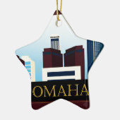 Omaha-Skyline Keramikornament (Links)