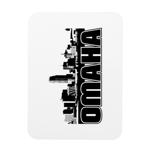 Omaha Skyline Magnet (Vertikal)