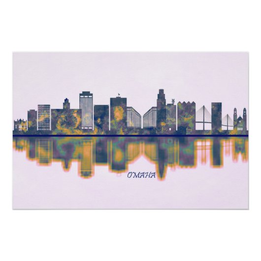 Omaha Skyline Poster (Vorderseite)