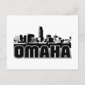 Omaha Skyline Postkarte (Vorderseite)