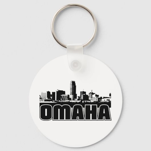 Omaha Skyline Schlüsselanhänger (Vorderseite)