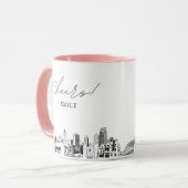 Omaha Wedding Personalisiert Coffee Tasse (Vorderseite Links)