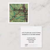 Omaha Wir haben eine neue Adresskarte verschoben Begleitkarte (Vorne/Hinten)