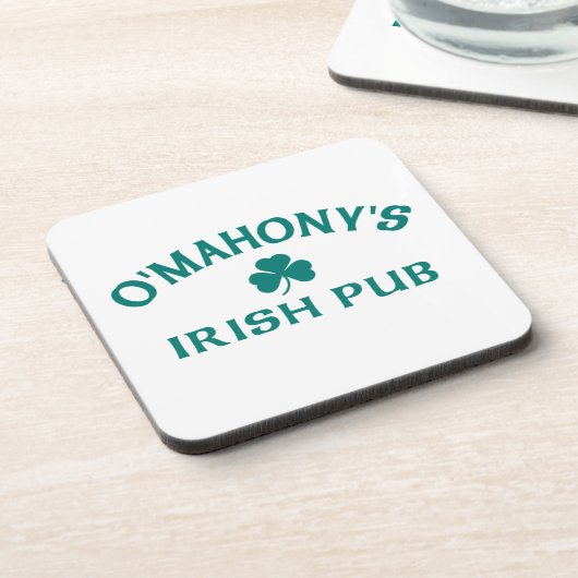 O'Mahony's Irish Pub Getränkeuntersetzer (Linke Seite)