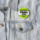 O'Malley-Brown Kampagnen-Knopf Button (Beispiel)