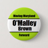 O'Malley-Brown Knopf Button (Vorderseite)