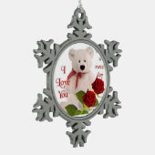 omaments schneeflocken Zinn-Ornament (Links)