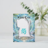 Omamori Card #003 – Kini Cat | Healing • Recovery Karte (Stehend Vorderseite)