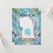 Omamori Card #003 – Kini Cat | Healing • Recovery Karte (Vorderseite/Rückseite Beispiel)
