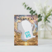 Omamori Card #004 – Muku Cat | Manifestation • Gro Karte (Stehend Vorderseite)
