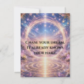 Omamori Card #005 – Ete Cat | Dreams • Success Karte (Rückseite)
