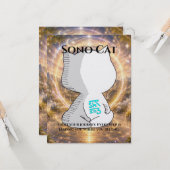 Omamori Card #009 – Sono Cat | Purpose • Path Karte (Vorderseite/Rückseite Beispiel)
