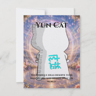 Omamori Card #010 – Yun Cat | Expression • Creativ Karte