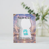 Omamori Card #010 – Yun Cat | Expression • Creativ Karte (Stehend Vorderseite)