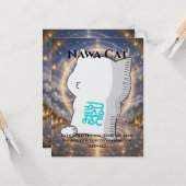 Omamori Card #011 – Nawa Cat | Guidance • Clarity Karte (Vorderseite/Rückseite Beispiel)