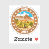 Oman Aufkleber (Blatt)