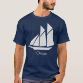 Oman - Boot/Schiff T-Shirt (Vorderseite)