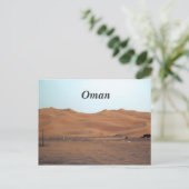 Oman Desert Postkarte (Stehend Vorderseite)