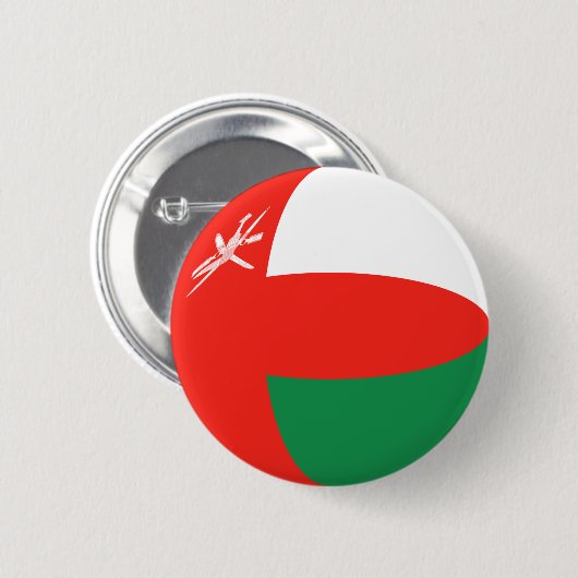 Oman Fisheye Flag Button (Vorne & Hinten)