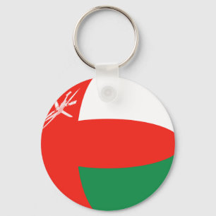 Oman Fisheye Flag Schlüsselanhänger