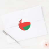 Oman Fisheye Flag Sticker (Umschlag)