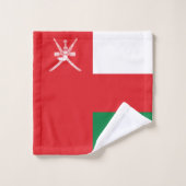 Oman Flag Badhandtuch Set (Waschlappen)
