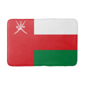 Oman Flag Bath Mat Badematte (Vorderseite)