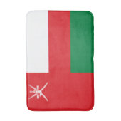 Oman Flag Bath Mat Badematte (Vorderseite Vertikal)