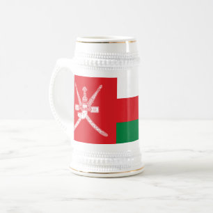 Oman Flag Bierglas