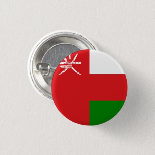 Oman Flag Button (Vorne & Hinten)