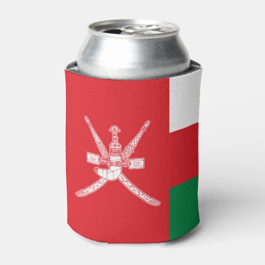 Oman Flag Dosenkühler (Kanne Vorderseite)