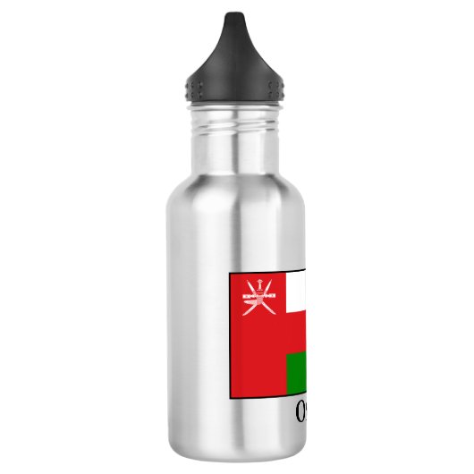 Oman Flag Edelstahlflasche (Links)