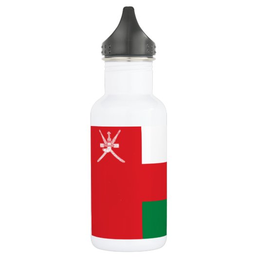 Oman Flag Edelstahlflasche (Links)