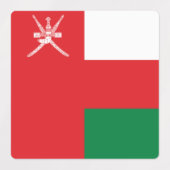 Oman Flag Etiketten (Design 1)
