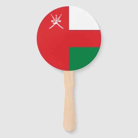 Oman Flag Fächer (Rückseite)