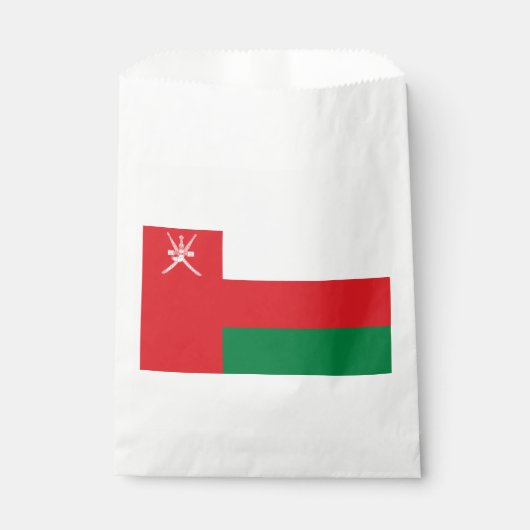 Oman Flag Geschenktütchen (Vorderseite)