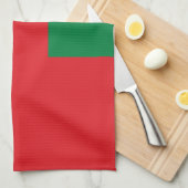 Oman Flag Geschirrtuch (Viertel Falte)