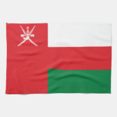 Oman Flag Geschirrtuch (Horizontal)
